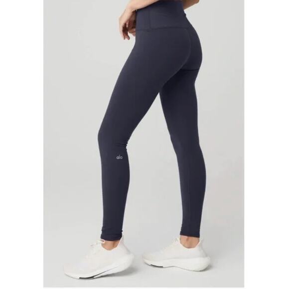 ALO airbrush high-waist legging in true navy blue sz. S - Picture 1 of 7